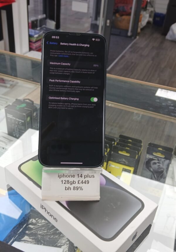 Apple iPhone 14 Plus (128GB) B-H 85% - Image 4